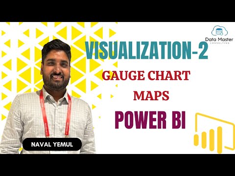 4.2. Visualisation- II | Gauge Chart | Maps |Power BI for Everyone