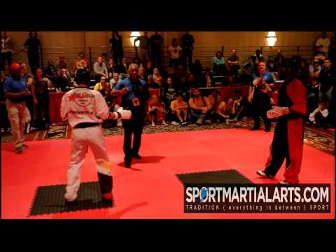 2012 Diamond Nationals - Justin Ortiz v Kodaq Wray - Men's Sparring Run offs