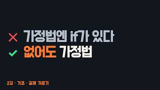 2. 가정법인데 if가 없다 - insist that · It is high time