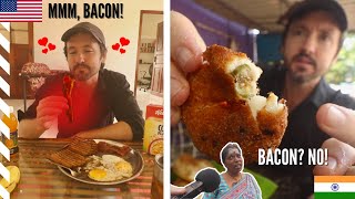 Indian 🇮🇳 versus American 🇺🇸 BREAKFAST: Asking Indians what they LIKE!