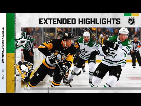 Dallas Stars vs Pittsburgh Penguins Oct 19, 2021 HIGHLIGHTS