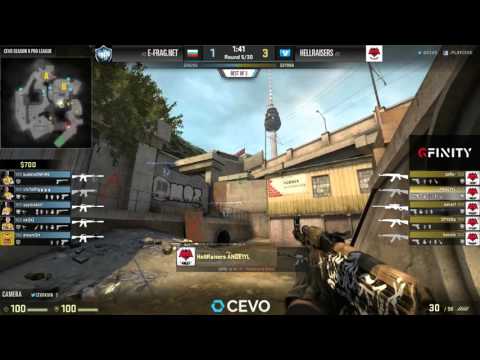 Hellraisers vs E-Frag.net Game 2 (CEVO-P CS:GO Season 9) - Helium & Launders