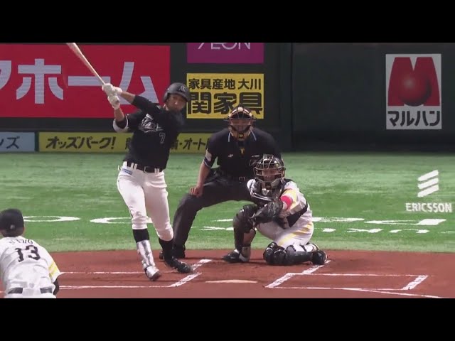 【練習試合】古巣相手に一撃!! マリーンズ・福田の先頭打者ホームラン!! 2020/3/21 H-M（練習試合）