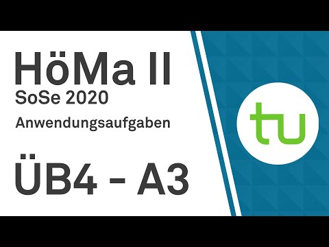Anwendungsaufgaben – TU Dortmund, Höhere Mathematik II (BCI/BW/MLW)