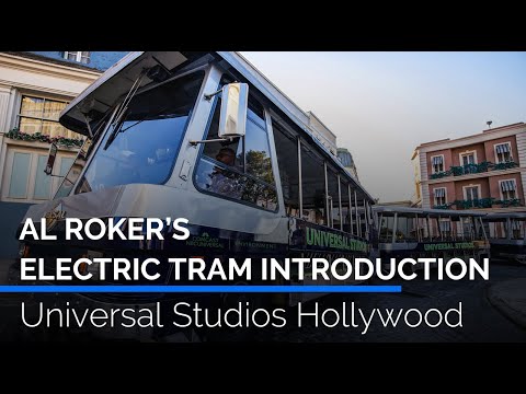Al Roker's Electric Tram Introduction for Studio Tour | Universal Studios Hollywood