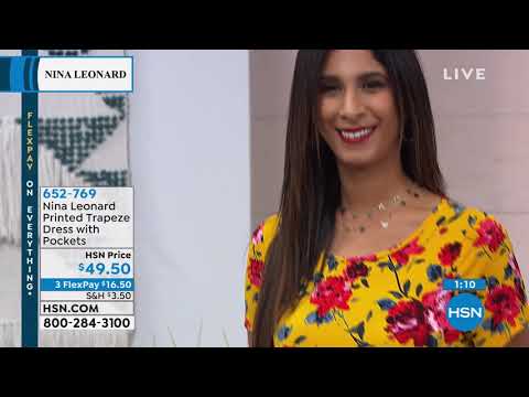 HSN | Nina Leonard Fashions 06.10.2019 - 07 AM