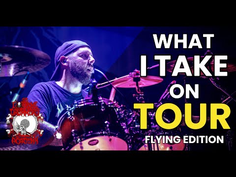 What I Take On Tour - Flying Edition / Dan Wilding - The Extreme Drummers Academy