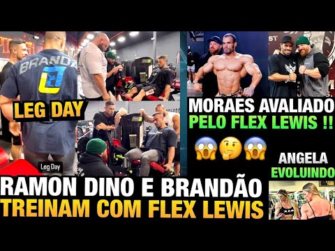 RAMON TREINA COM FLEX LEWIS E RAFA BRANDÃO - MORAES BUGANDO GERAL + ANGELA BORGES