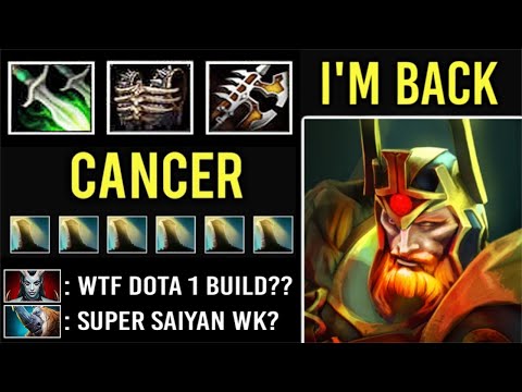 DOTA 1 BUTTERFLY WK IS BACK! Crazy Max Attack Speed Build Top Rank Gameplay by Yatoro WTF Dota 2