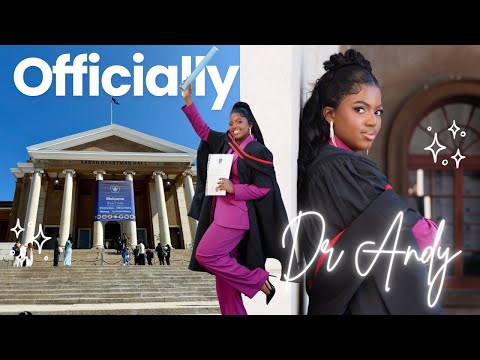 OFFICIALLY DR ANDY! FULL GRADUATION VLOG + BTS