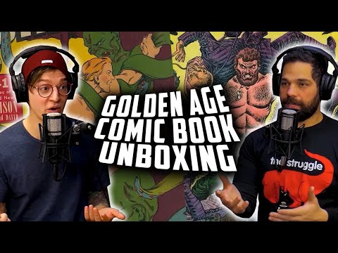 The Highest Graded Copies of Historic Comic Books // Unboxing Jeff's New Golden Age CGC Slabs