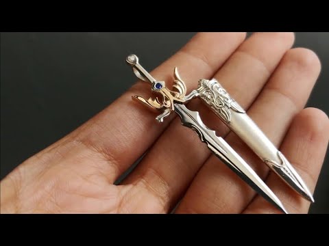 Turning Rusty Bolt Into Sword Pendant - Sword Pendant Making.