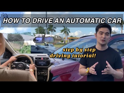 PAANO MAG DRIVE NG AUTOMATIC CAR? Learn to drive: step by step driving tutorial for beginners.