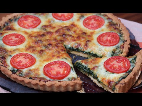 My neighbor gave me a wonderful spinach recipe! Spinach and cheese Quiche Recipe
