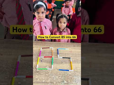 ||Convert 85 into 66||@SchoolActivityy #maths#mathstrick#shorts#viral#ytshorts#youtube