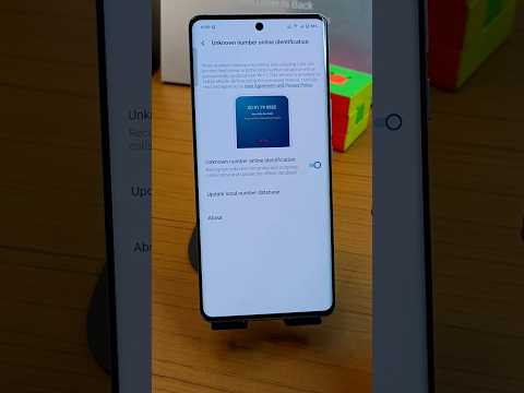 Hidden features vivo || unknown number online identification setting in vivo phone