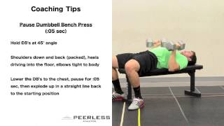 523. Pause Dumbbell Bench Press (:05sec)