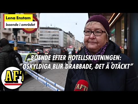 Boende efter hotellskjutningen: "Oskyldiga blir drabbade"