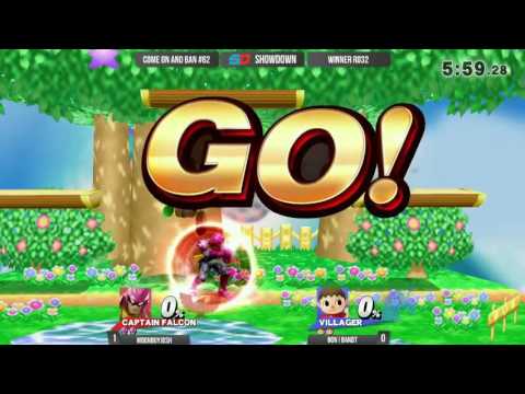Come on and Ban #62 - Winner Ro32: MoonboyJosh (C. Falcon) vs BoN|BaNdt (Villager)