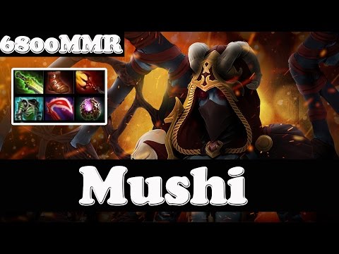 Dota 2 - Mushi 6800 MMR Plays Queen of Pain Vol 1 - Ranked Match Gameplay