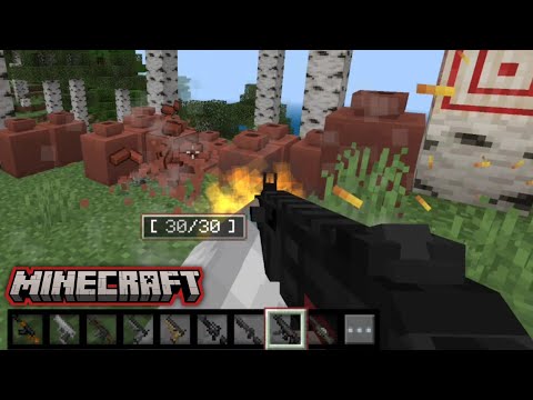 🔫Minecraft Pe: Insanely Realistic Guns Mod 2023🔫