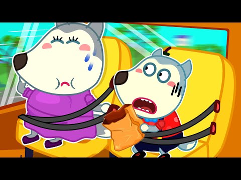 Oh no Baby, Mommy Got Car Sick! - Mommy First Time in a Car | Cartoon for Kids