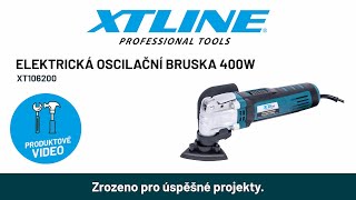 XTline Elektrická multifunkční bruska 400W s příslušenstvím XT106200