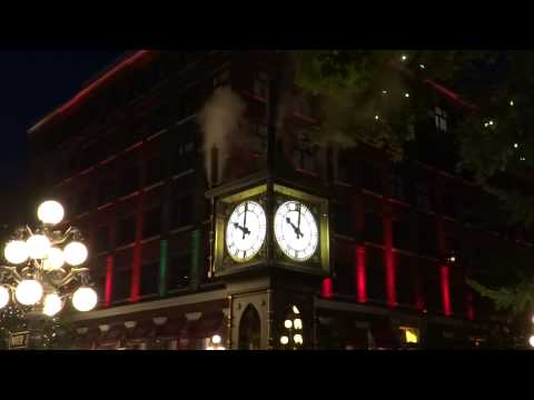 Vancouver, British Columbia - Gastown Steam Clock Chimes HD (2014)