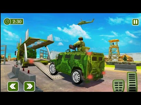 Heavy Army Car Transporter Truck | Military Cars Transport! Android gameplay