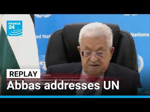 REPLAY: Palestinian president Abbas addresses UN General Assembly