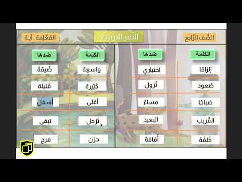 مفردات الدرس الأول: النمر الأرقط