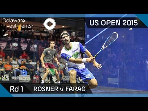 Squash: Delaware Investments US Open 2015 - Rd 1 Highlights - Rosner v Farag