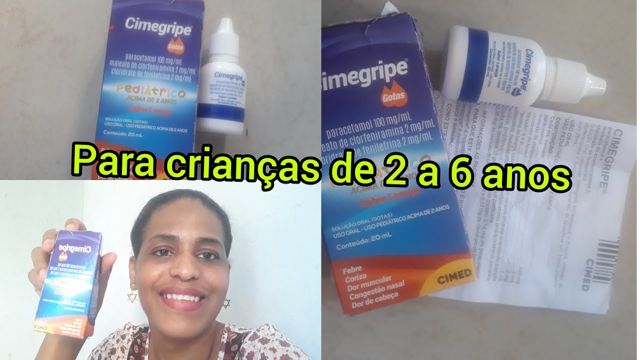 CIMEGRIPE PEDIÁTRICO,COMO USO,PRA QUE SERVE.