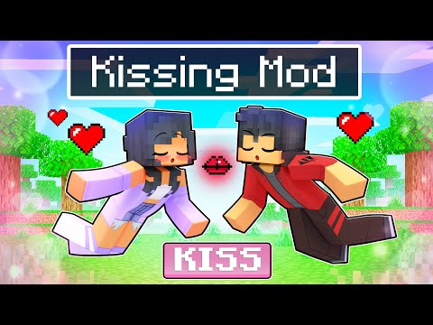 OMG! Aphmau's CRAZY KISSING MOD 😱 | Minecraft