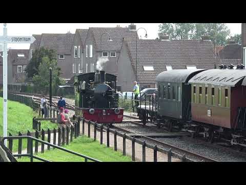 Museumstoomtram Hoorn-Medemblik met SHM-loc 26 onder stoom (2023)