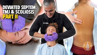 Years of Breathing Issues: Sacrum, Neck, TMJ, Foot & Deviated Septum Adjustments (Part 2) @DrRahim 