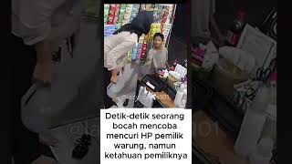 Download lagu Detik2 seorang bocah mencoba mencuri HP pemilik warung, ketahuan pemiliknya #maling #mencuri #bocah mp3