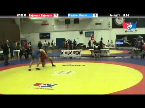 60 KG Consolation R2 - Rajneesh IND vs Brandon Precin NYAC