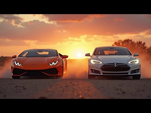 Lamborghini vs Tesla: The Drag Race No One Expected!