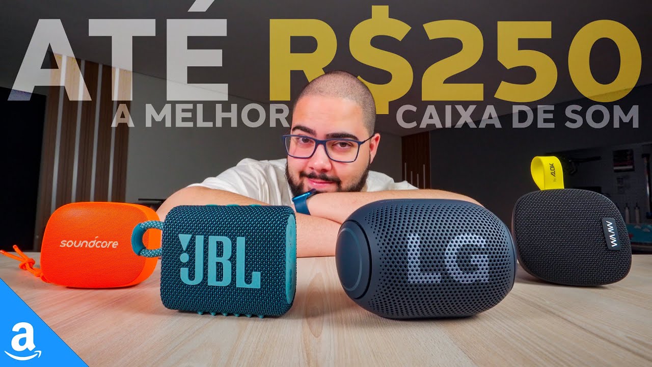 QUAL A MELHOR CAIXA DE SOM PORTÁTIL ATÉ R$250? Comparei os Principais Modelos!