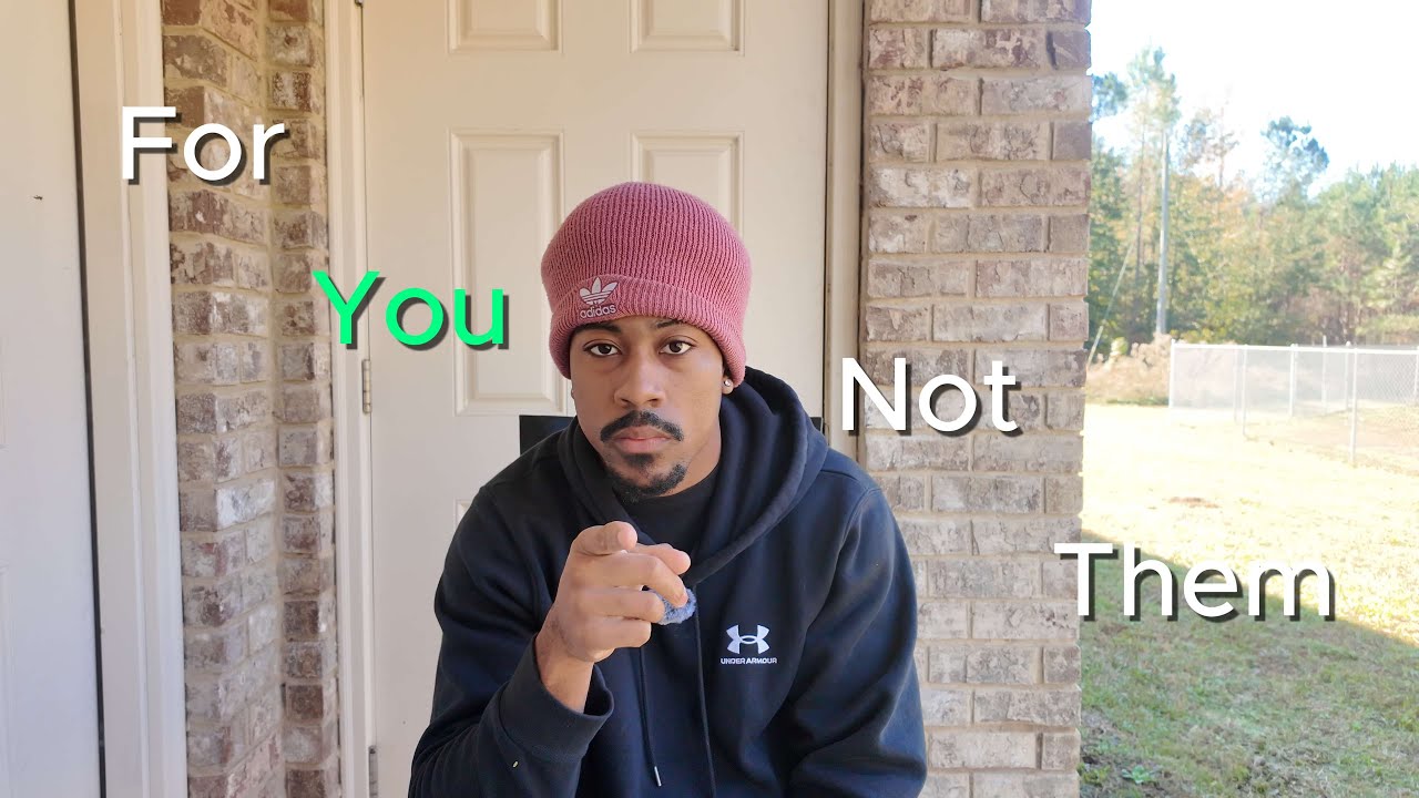 Live for you not them