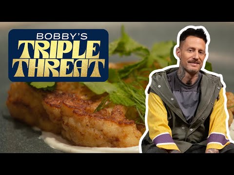 Michael Voltaggio Makes Cauliflower Steaks & Veggie Bolognese | Bobby's Triple Threat | Food Network