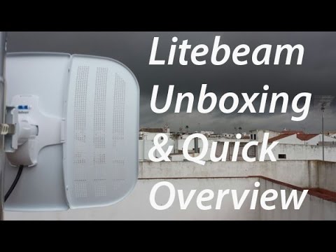 Ubiquiti LiteBeam AC Unboxing & Quick Overview.