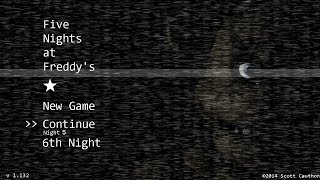 暇だしFNaF6夜でも攻略するか…