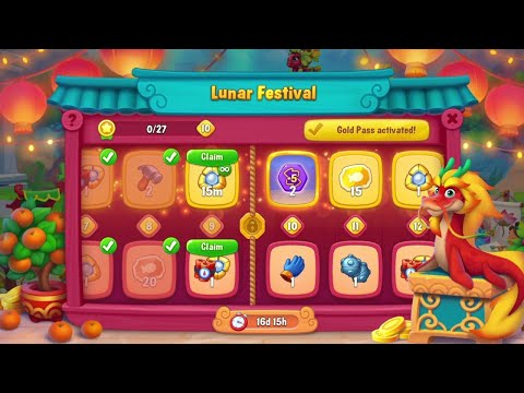 @Fishdom Win Strikes Level 10530 - 10536, Lunar Festival Event Level 9 🔓