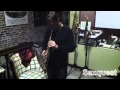 Chris Potter plays an early Adolphe Sax soprano saxophone circa 1856 at Saxquest