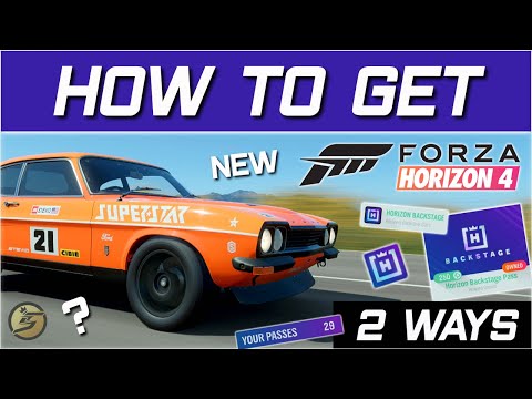 Forza Horizon 4 Backstage PASSES - How To Get (2 WAYS)