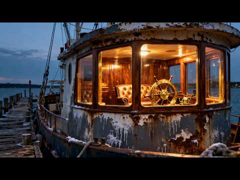 Restoring a Vintage Trawler Wheelhouse | Full Captain's Quarters Tour