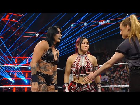(1/2) Iyo Sky & Rhea Ripley vs Roxanne Perez & Giulia: Raw May 12 2025