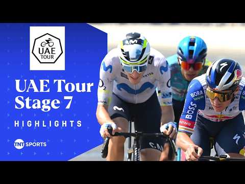 FINISHED WITH A BANG! 🔥 | Men's UAE Tour Stage 7 Race Highlights | TNT Sports Cycling
